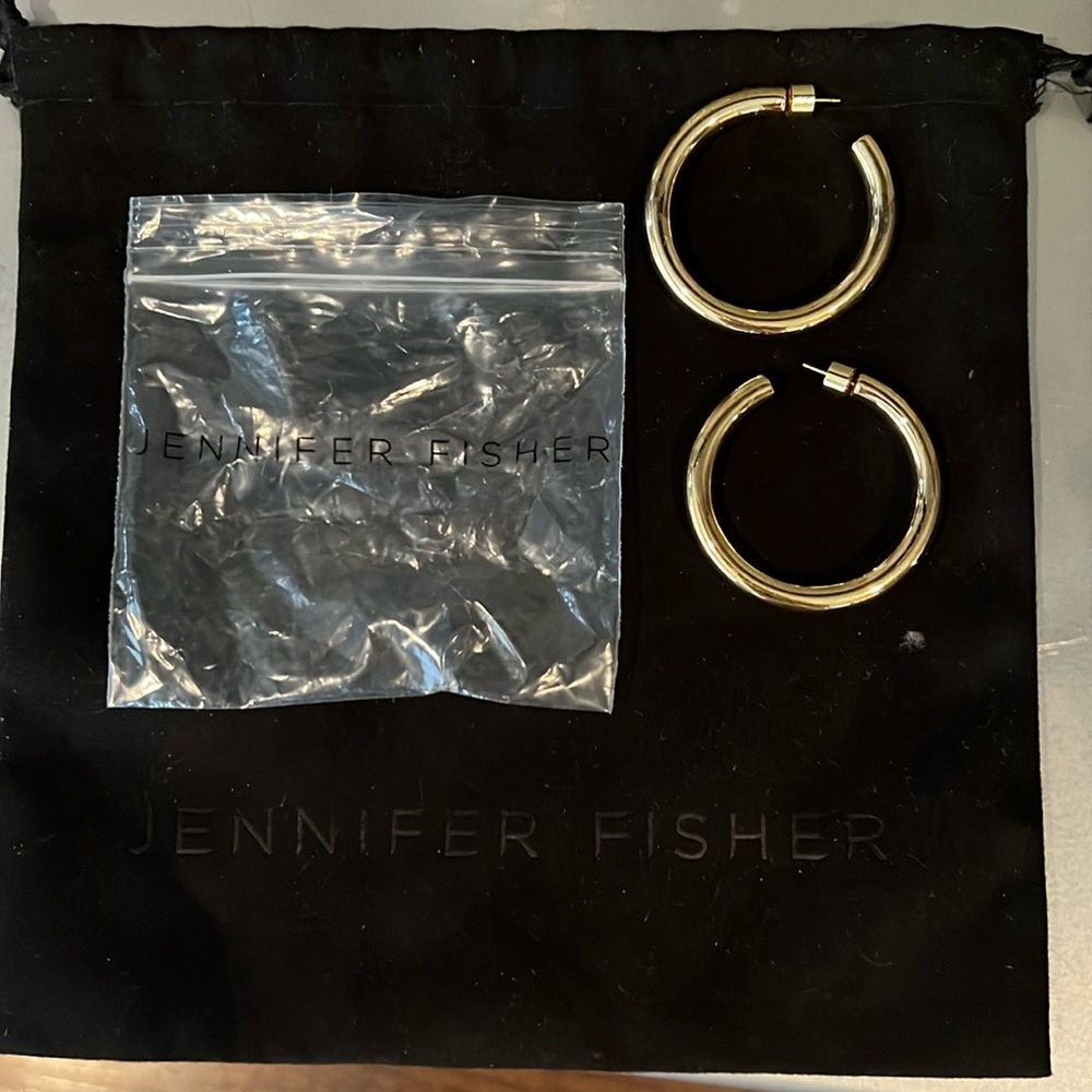 Jennifer Fisher Baby Samira Hoops (Gold)